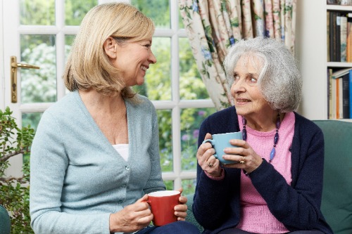 dames koffiedrinken